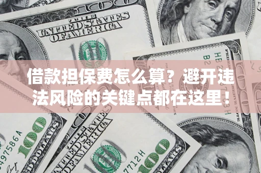 济南借款担保费怎么算？避开违法风险的关键点都在这里！