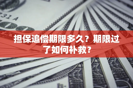 济南担保追偿期限多久？期限过了如何补救？