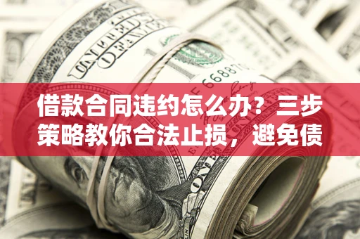 济南借款合同违约怎么办？三步策略教你合法止损，避免债务危机升级