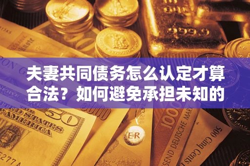 济南夫妻共同债务怎么认定才算合法？如何避免承担未知的债务风险？